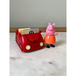 Peppa Pig Peppa's Adventures Little Red Car Toy with Mommy Peppa figure Hasbro